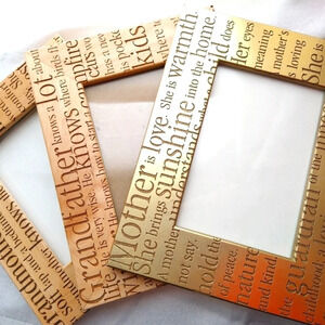 Family Picture Frame Set EUC ❤️